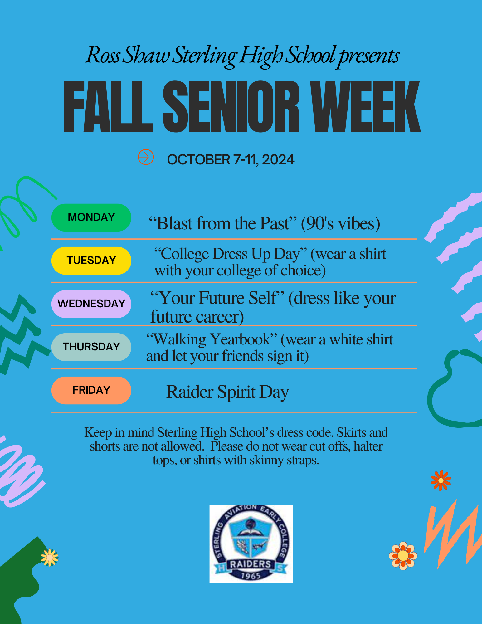 Senior Dress Up Week